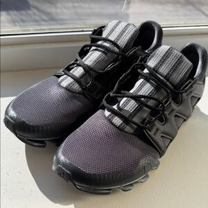 adidas Black and Gray Athletic Shoes